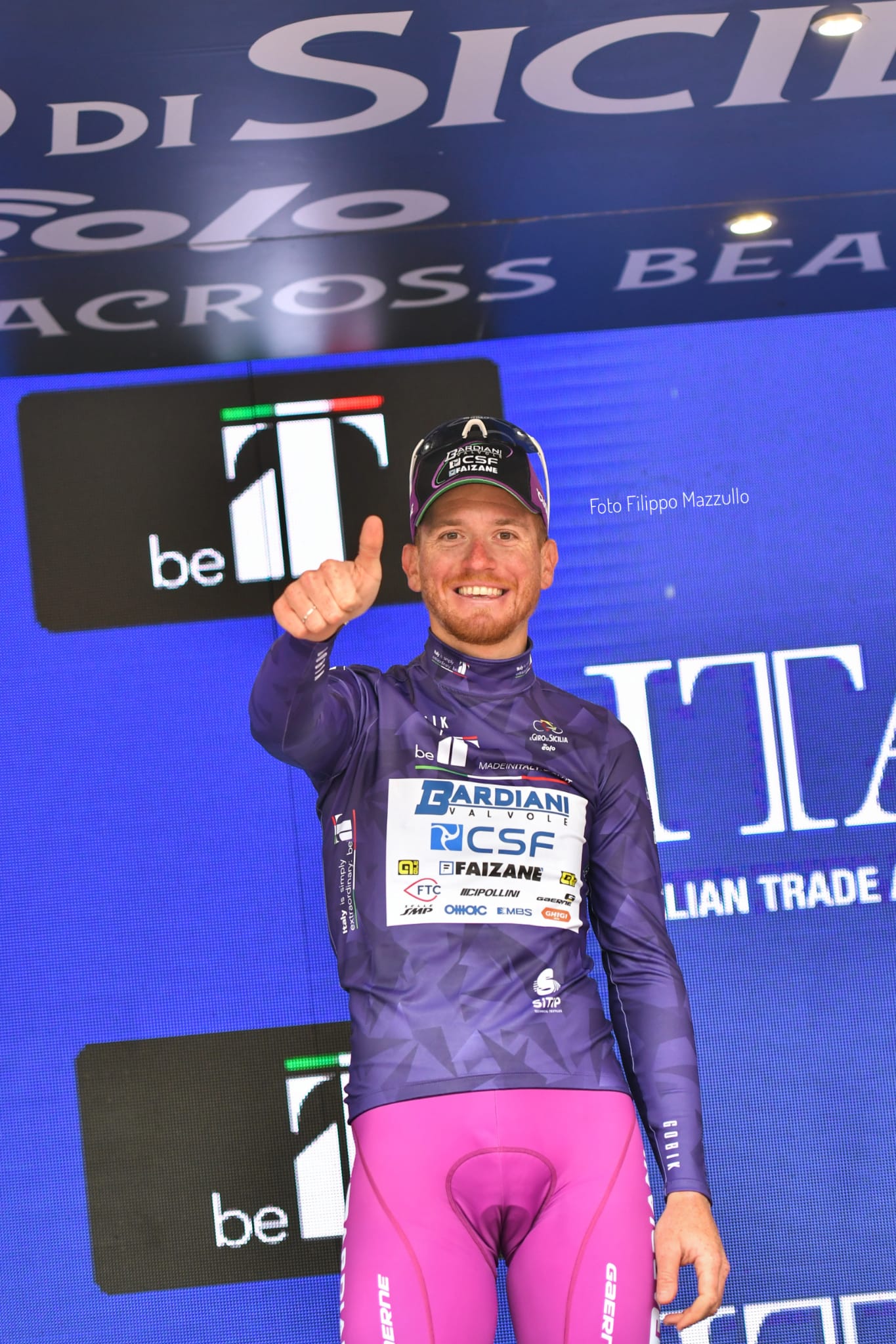 Giro d’Italia, il palermitano Fiorelli al via: “L’ho preparato bene, sono pronto”