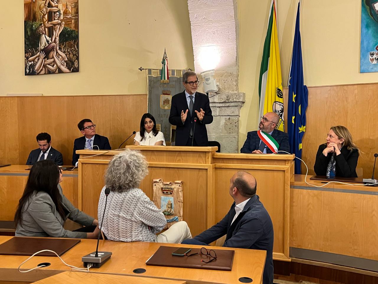 Musumeci in visita a Favara: “Promuovere il turismo nei centri ricchi di arte”