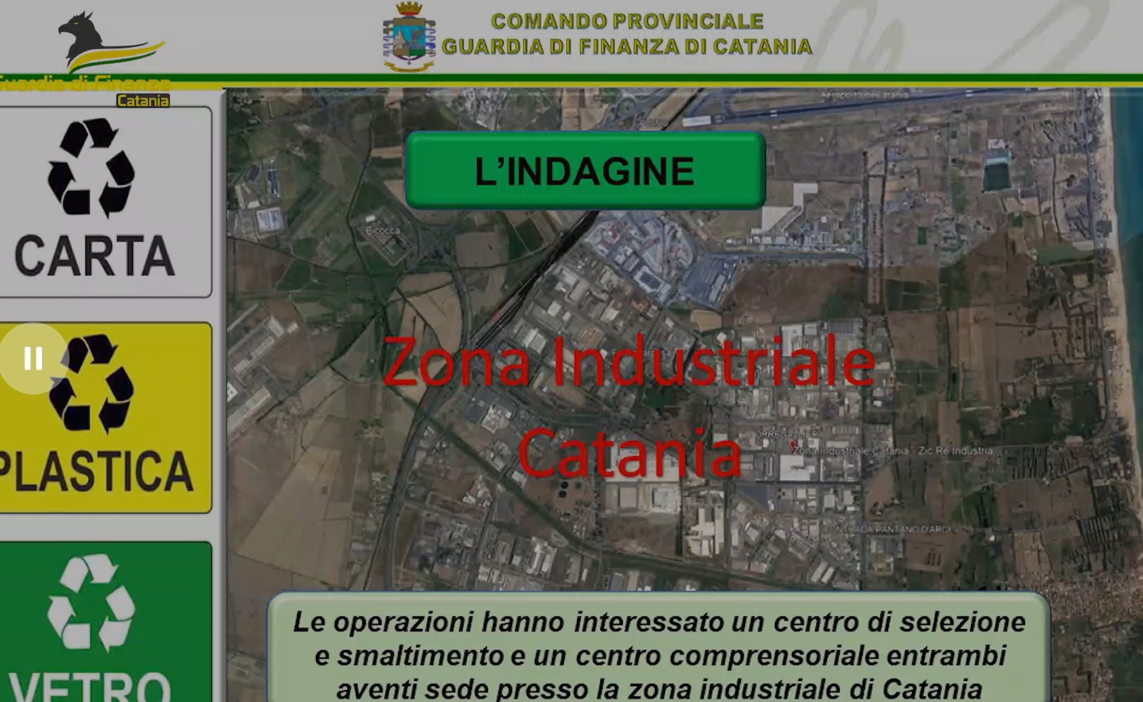 Catania, traffico illecito rifiuti: sequestrate 4mila tonnellate in un centro per la differenziata