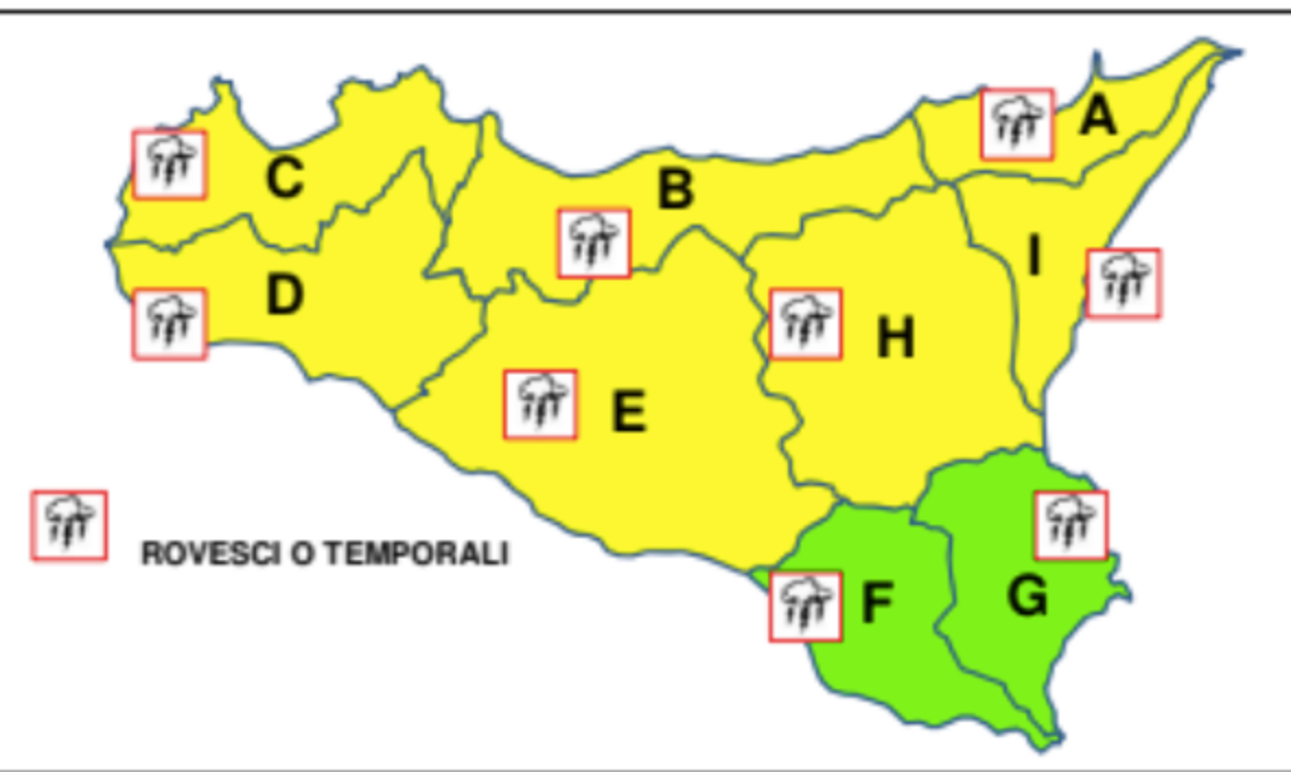 Meteo Sicilia, allerta gialla anche domenica 27 novembre: le previsioni
