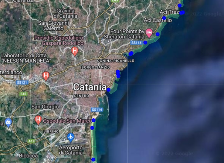 Catania, un quarto della costa non balneabile: ecco le zone interdette