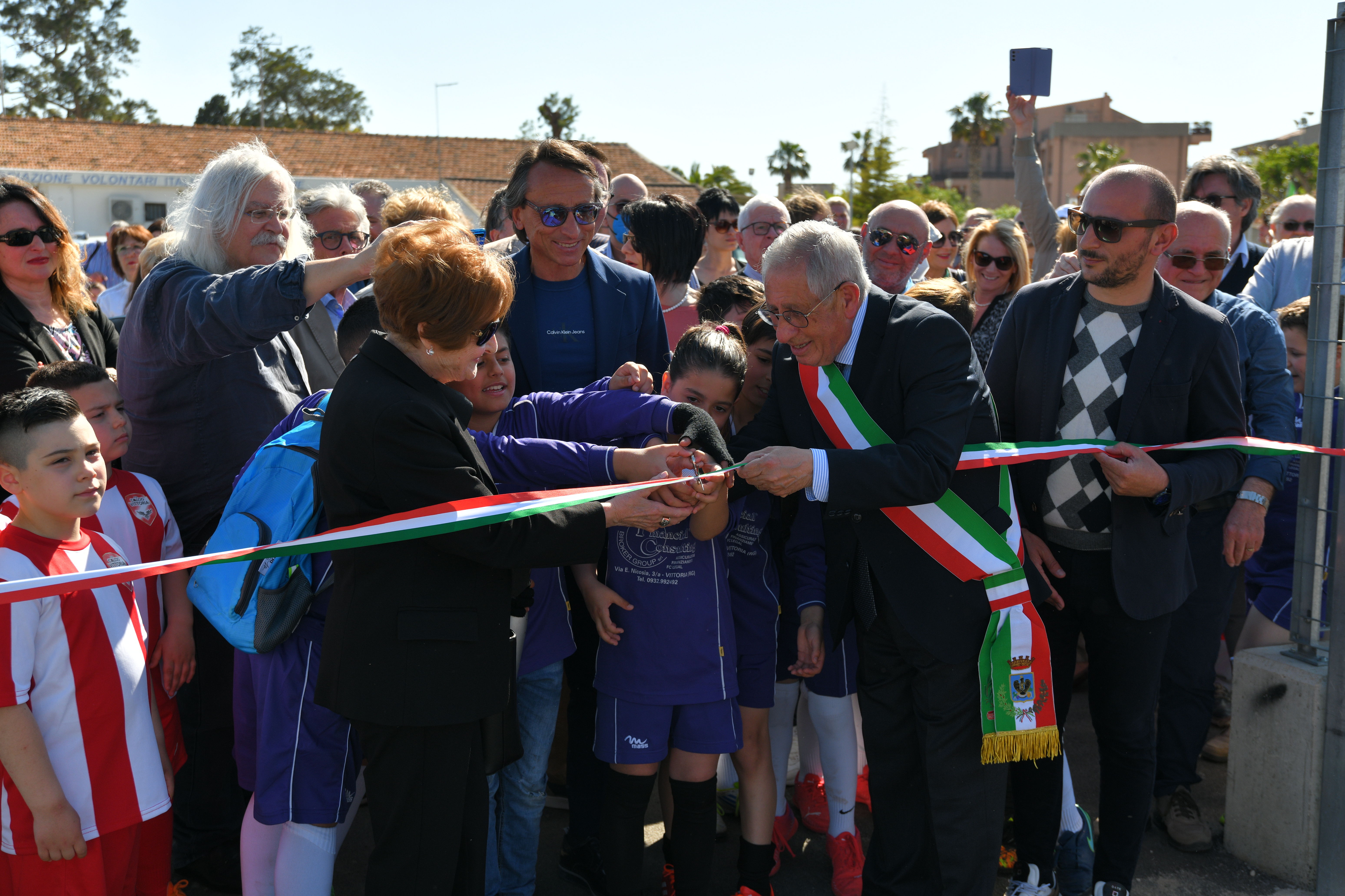 Galleria foto 'Vittoria, inaugurata area sportiva polivalente intitolata ad Aldo Liberto' - foto 1