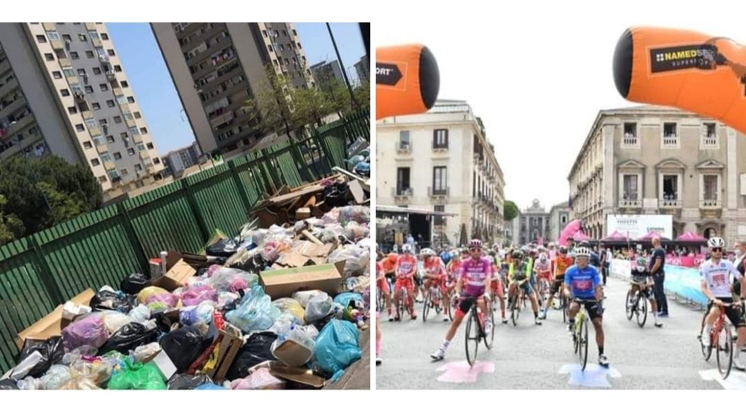 Il Giro d’Italia e la città colma di rifiuti: l’affondo del consigliere Bonaccorsi