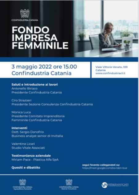 Impresa femminile, a Catania un incontro su come avviare nuove attività