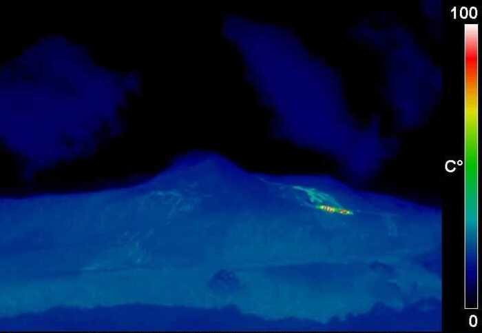 Etna, eruzione nella parte alta della Valle del Bove