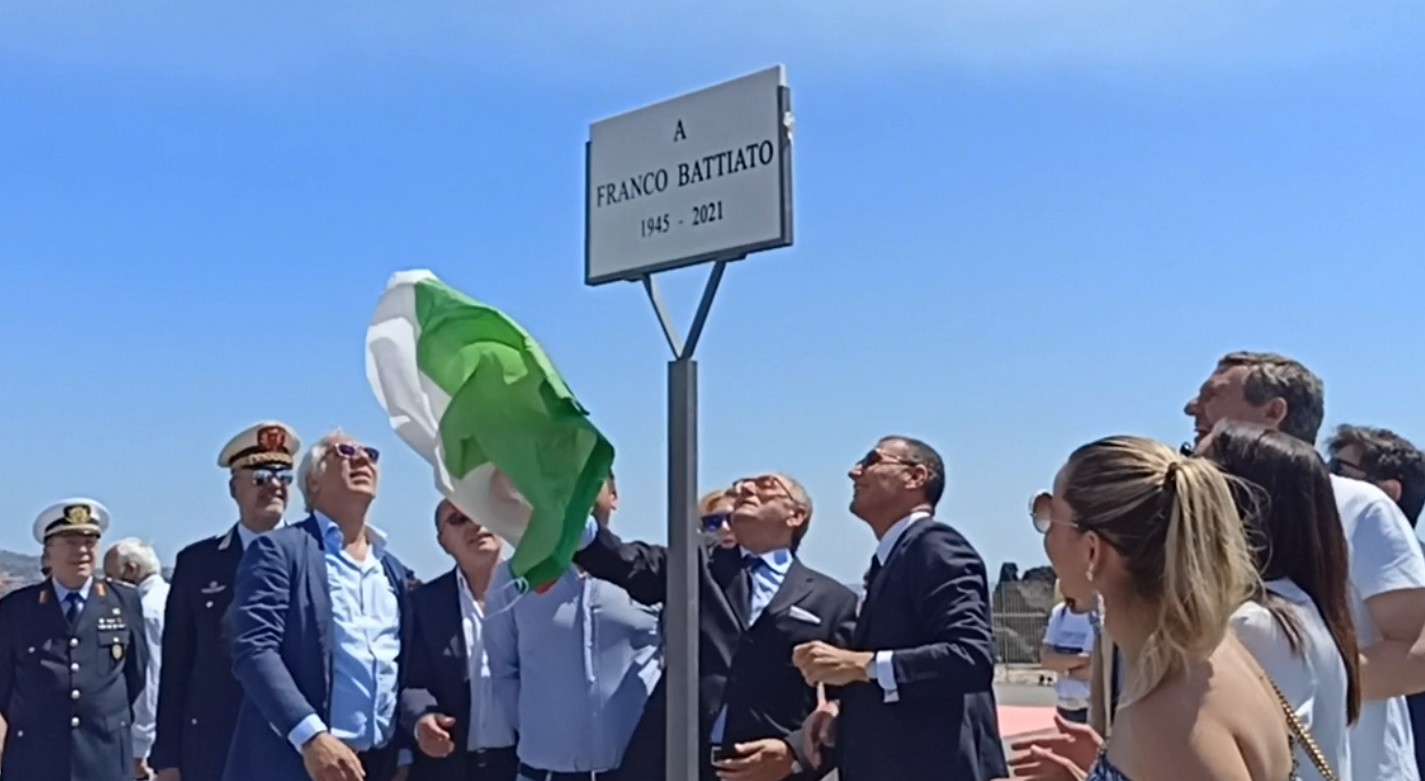 Catania, il lungomare intitolato a Franco Battiato: oggi la cerimonia