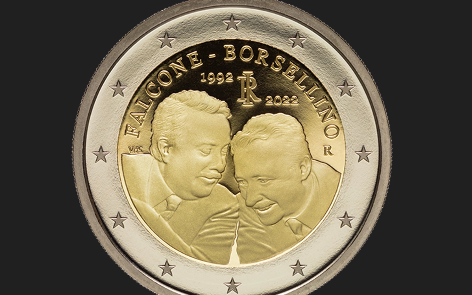 Falcone e Borsellino, emessa la moneta da 2 euro che omaggia i due giudici a 30 anni dalla morte