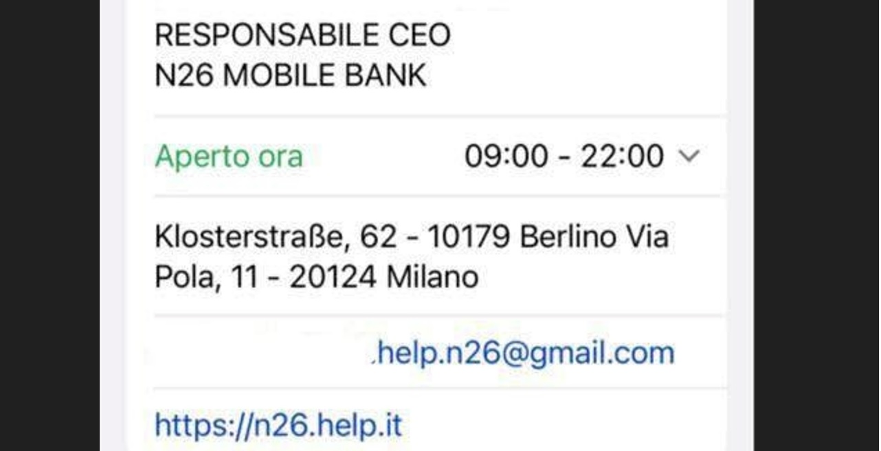 “Sms truffa” dall’istituto di credito N26, cosa sapere e cosa non fare
