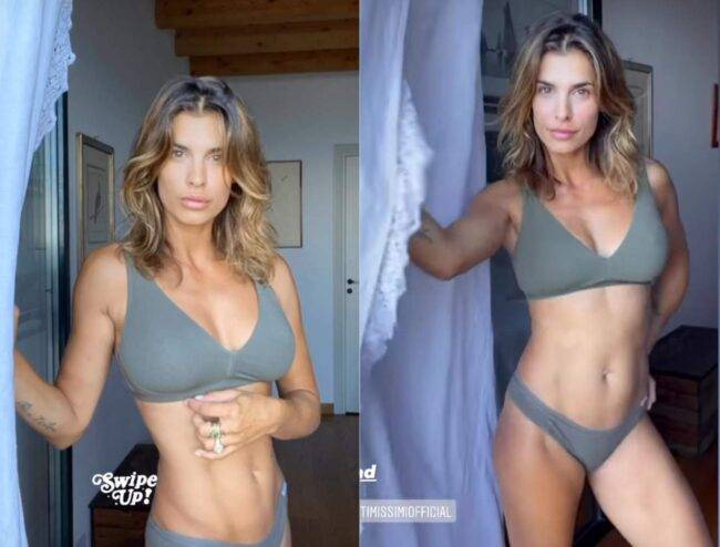 Elisabetta Canalis, da velina a regina del ring: il suo fisico da gara è da urlo – Fotogallery