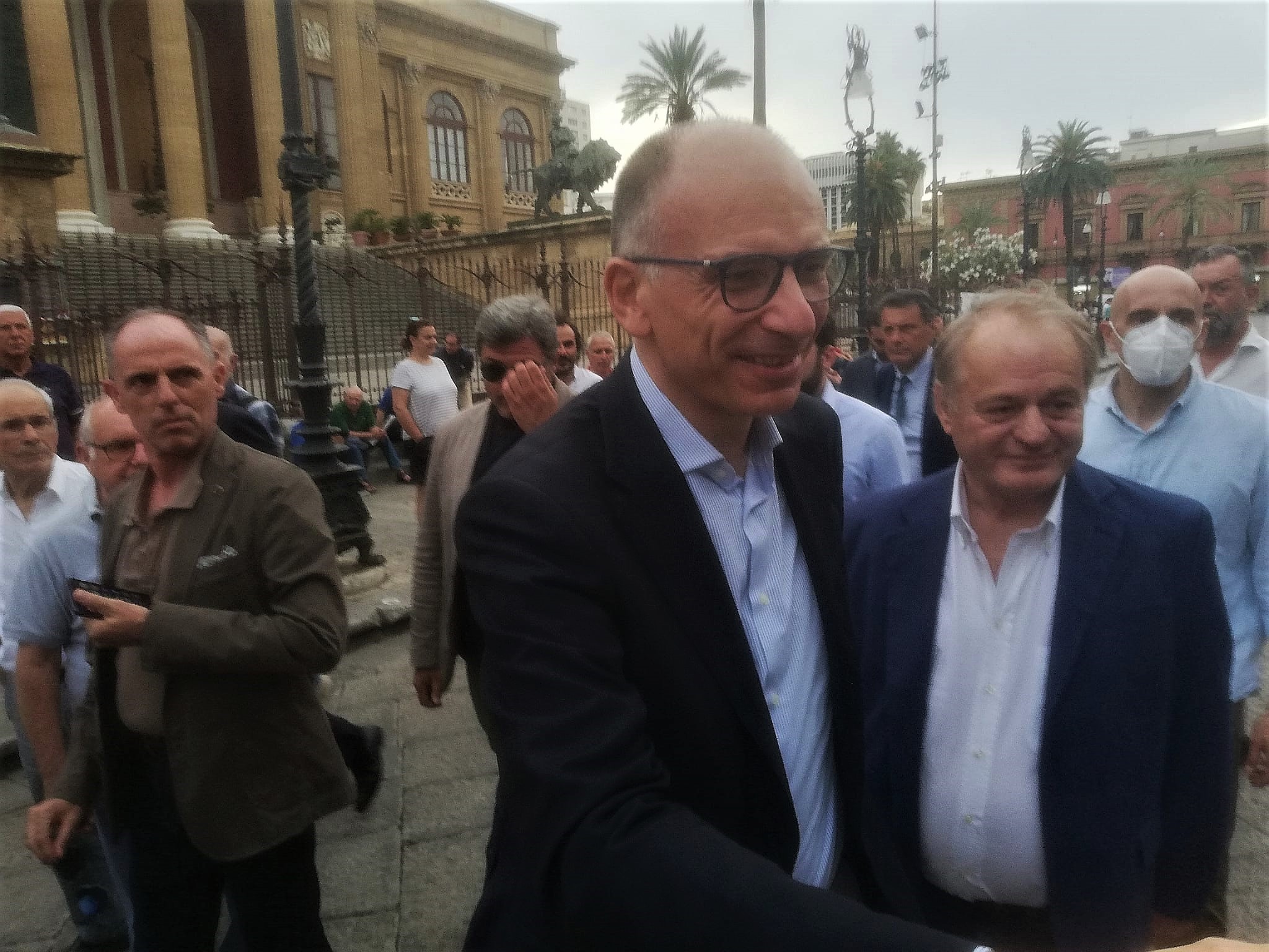 Enrico Letta tira la volata a Miceli come sindaco di Palermo