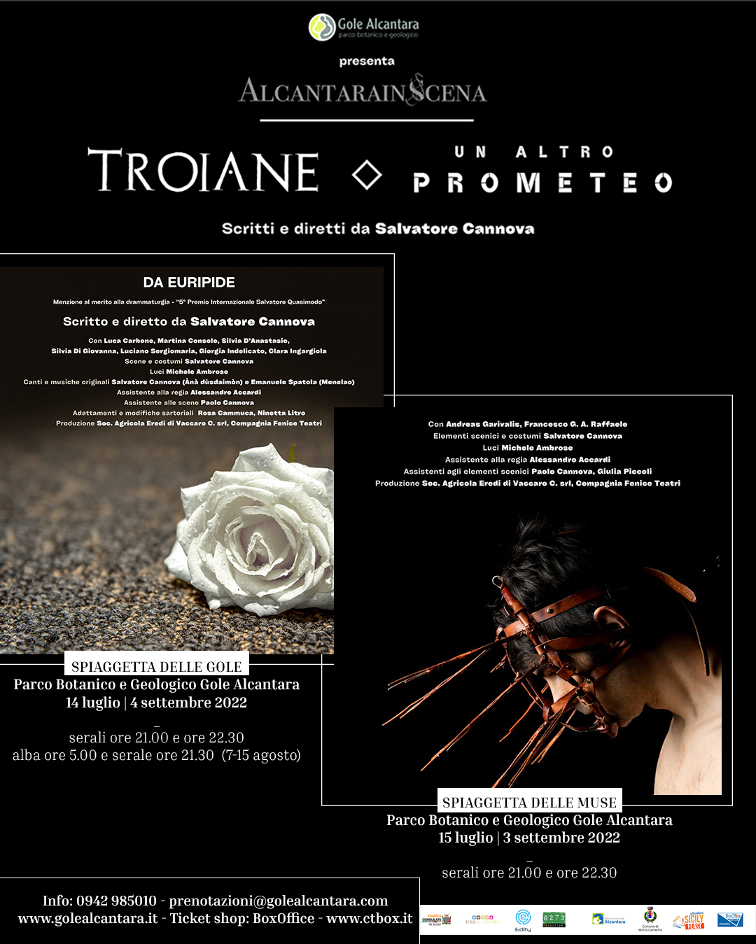 Galleria foto 'Alcantara in scena, dal 14 luglio “Troiane” e “Un altro Prometeo”' - foto 1