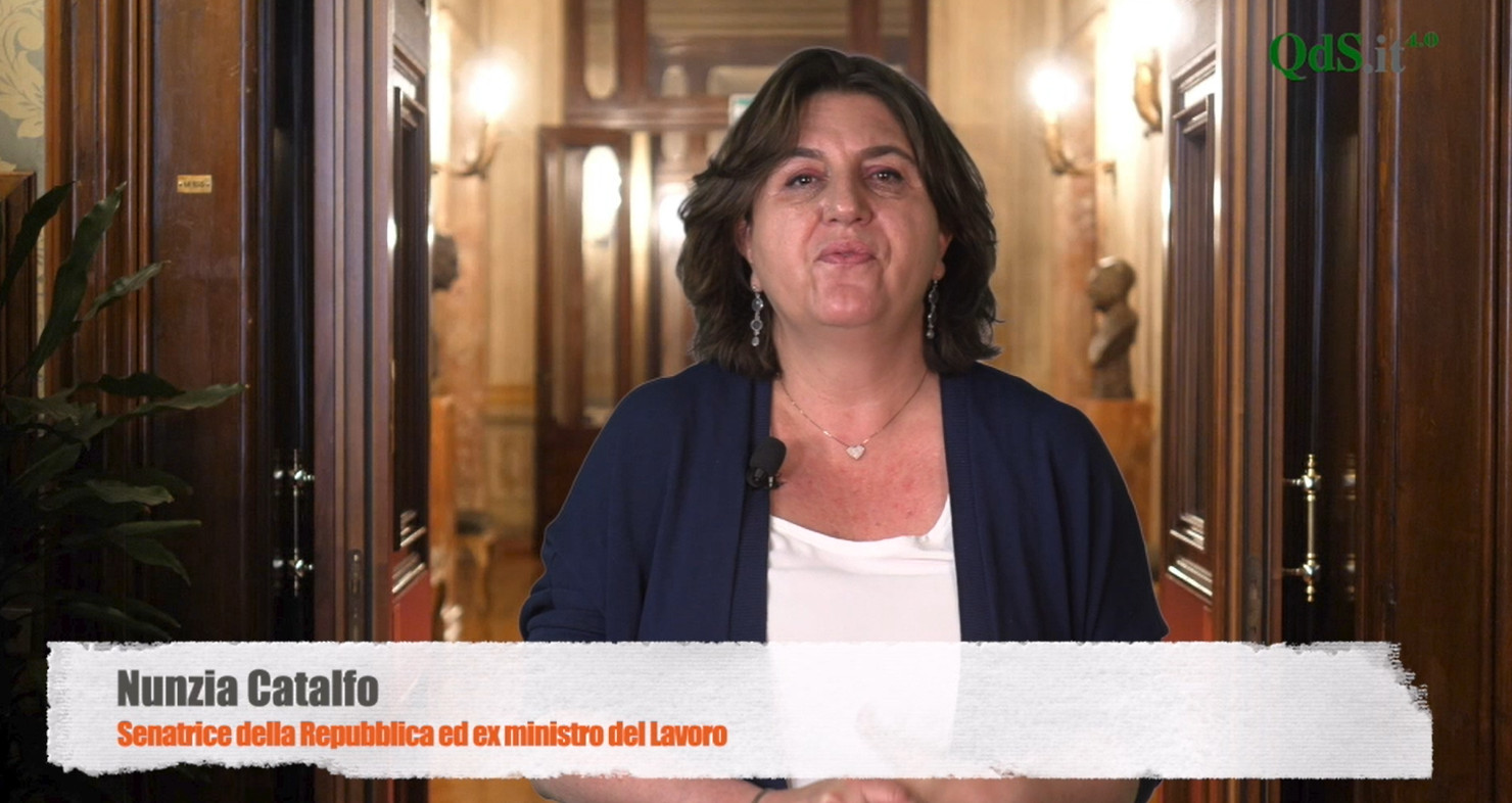 La senatrice Nunzia Catalfo testimonial per il QdS de La voce delle donne