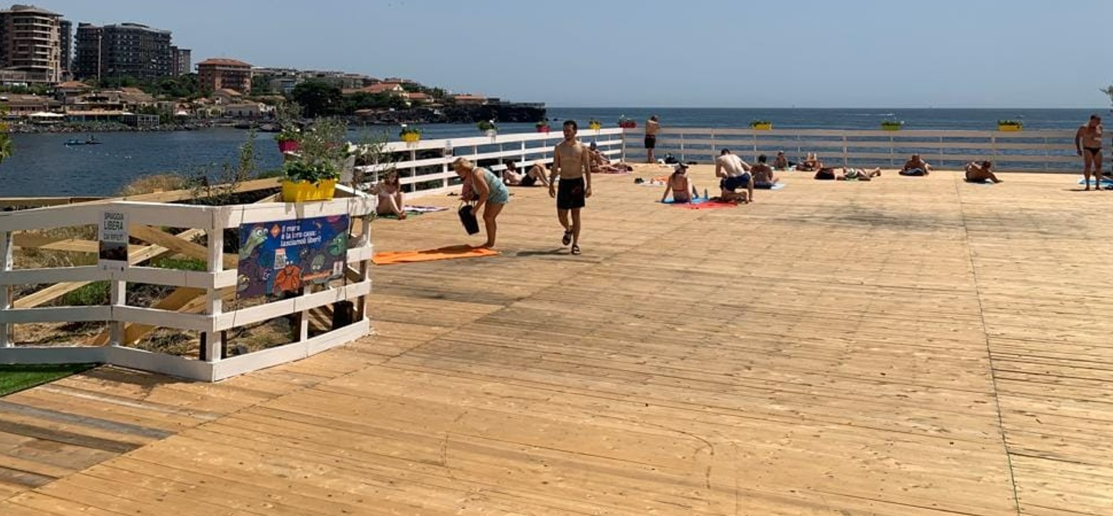 Catania, apre il solarium di piazza Europa: “Più ampio e attrezzato” – Foto