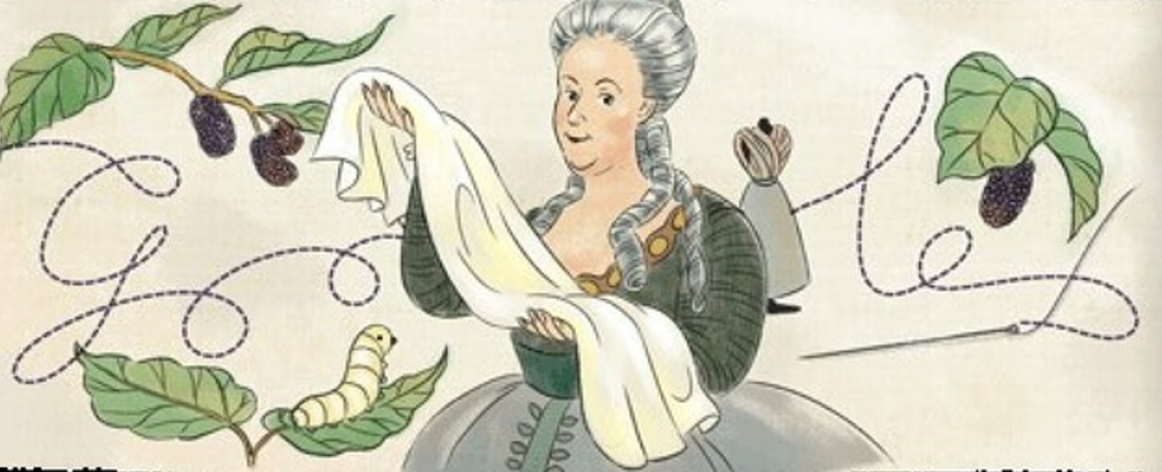 Google festeggia con un Doodle i 306 anni di Francesca Sanna Sulis
