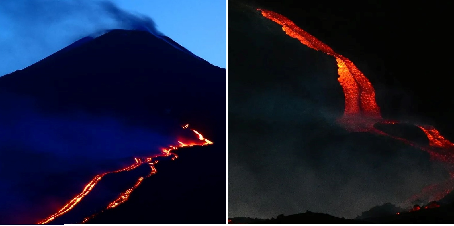Etna, tre bocche effusive attive a quota 1.900 metri. Ingv: “La situazione attuale”