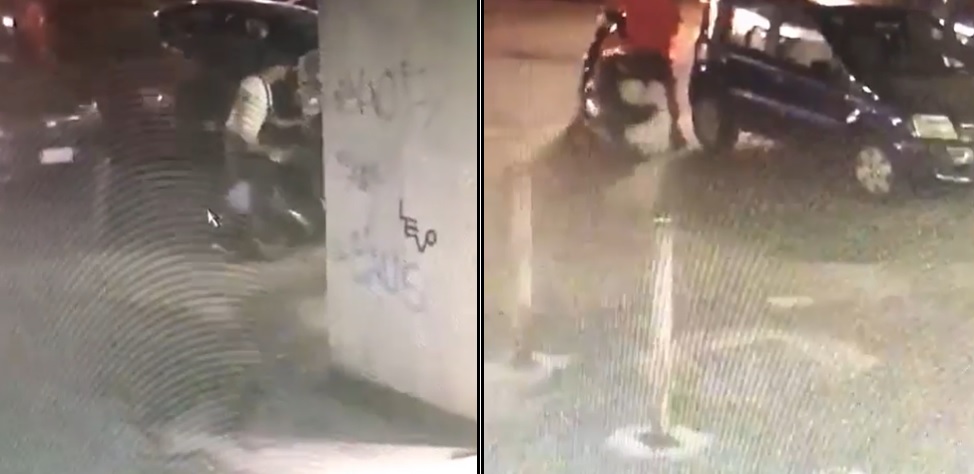 Catania, il furto “lampo” dello scooter vicino al Metropolitan ripreso dalle telecamere