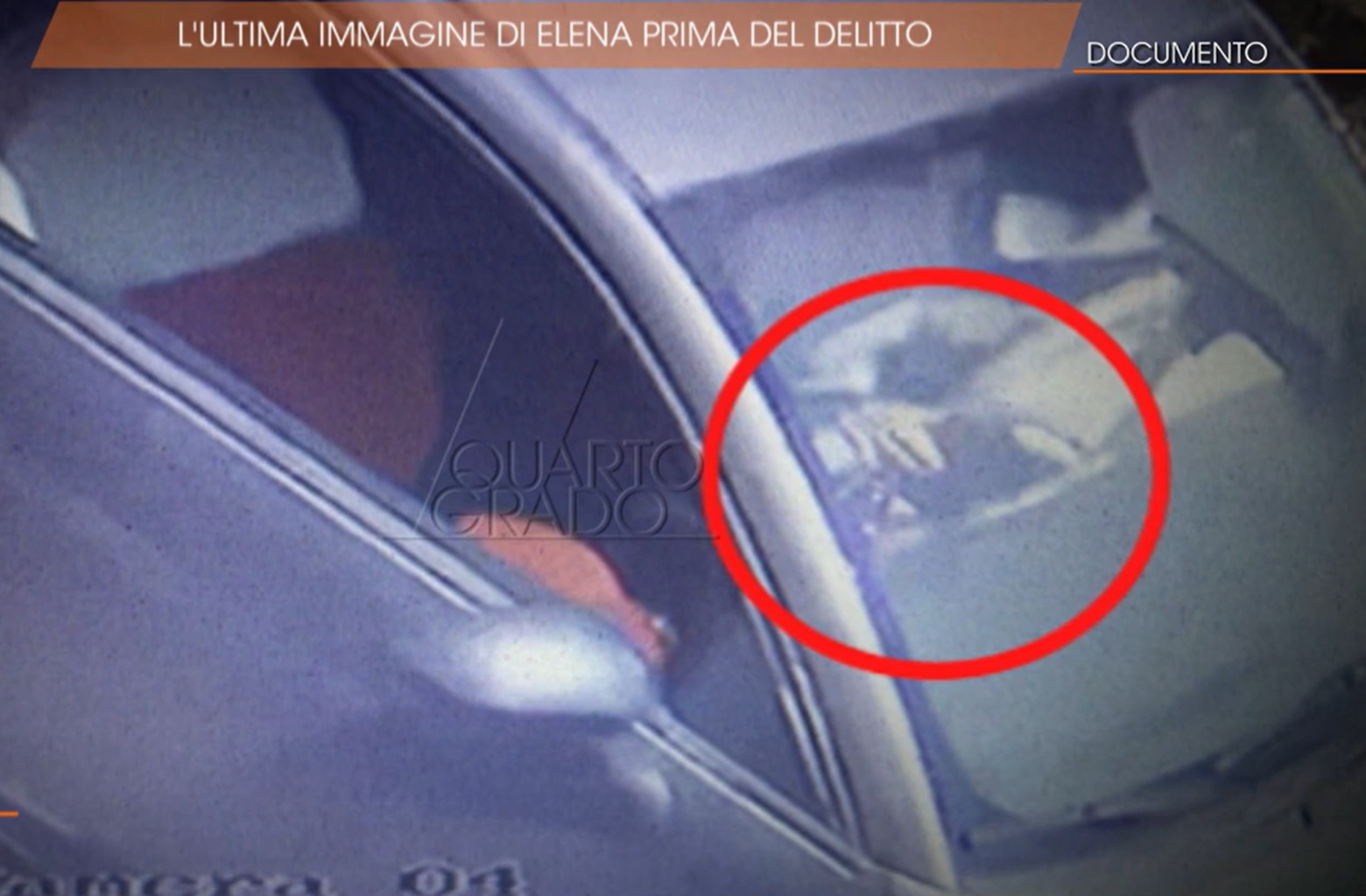 Elena del Pozzo: le ultime immagini della bimba viva, in auto con la madre