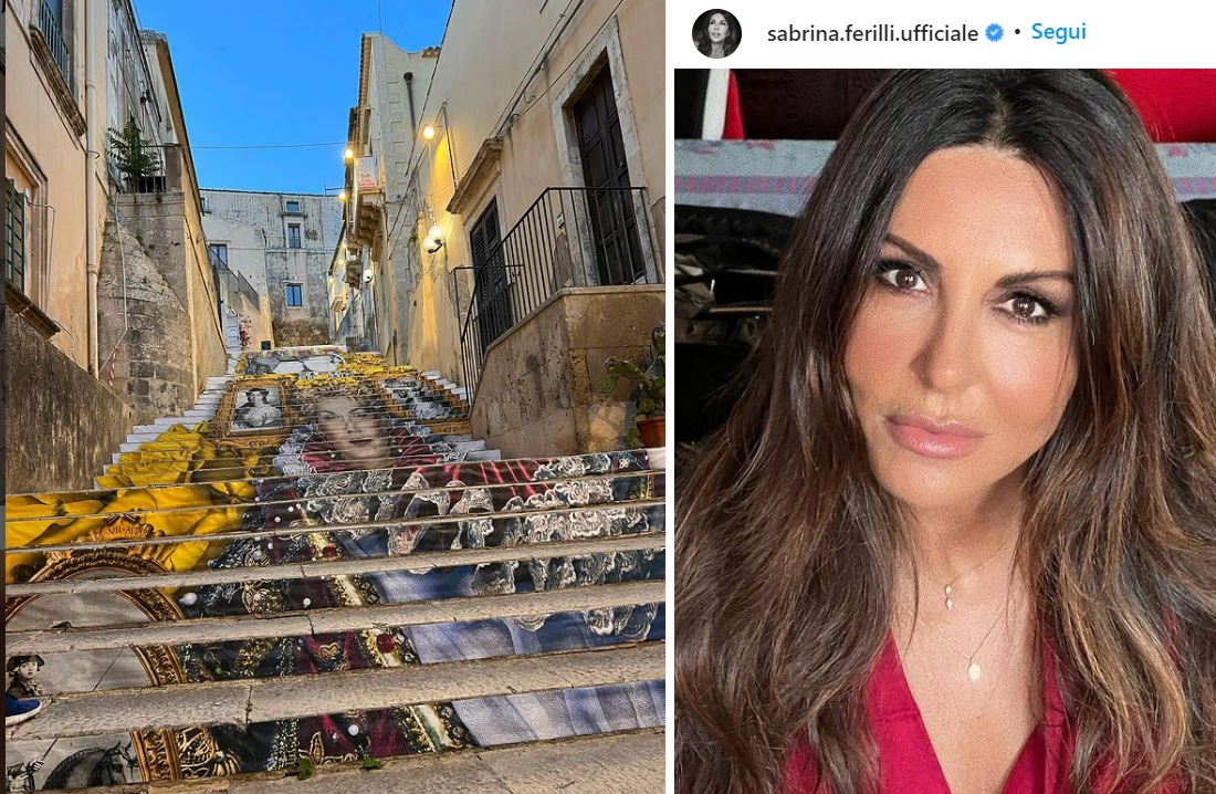 Vacanze siciliane per Sabrina Ferilli: su Instagram gli scatti a Noto