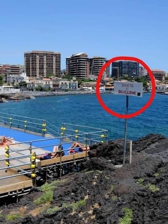Catania, Divieto balneazione accanto al solarium pubblico: “Fake news” Catania, Divieto balneazione accanto al solarium pubblico: “Fake news”