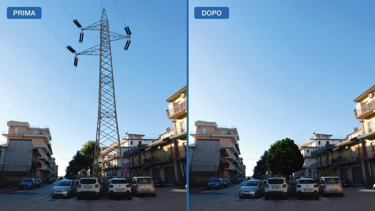 Rete elettrica, Terna avvia la demolizione dell’elettrodotto “Acireale-Fontanarossa”