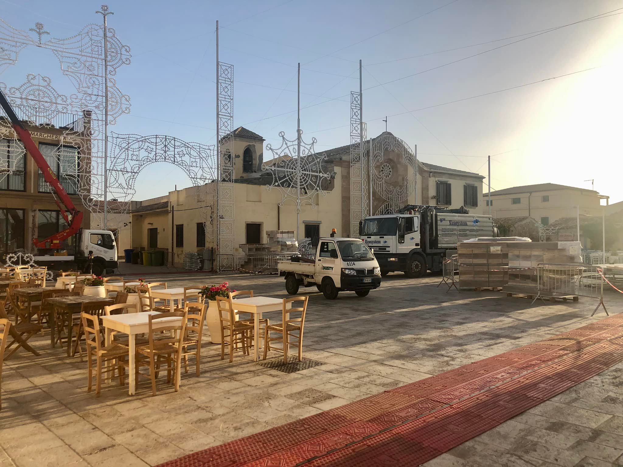 Siracusa, Evento Dolce & Gabbana: prove generali in piazza Duomo e Marzamemi