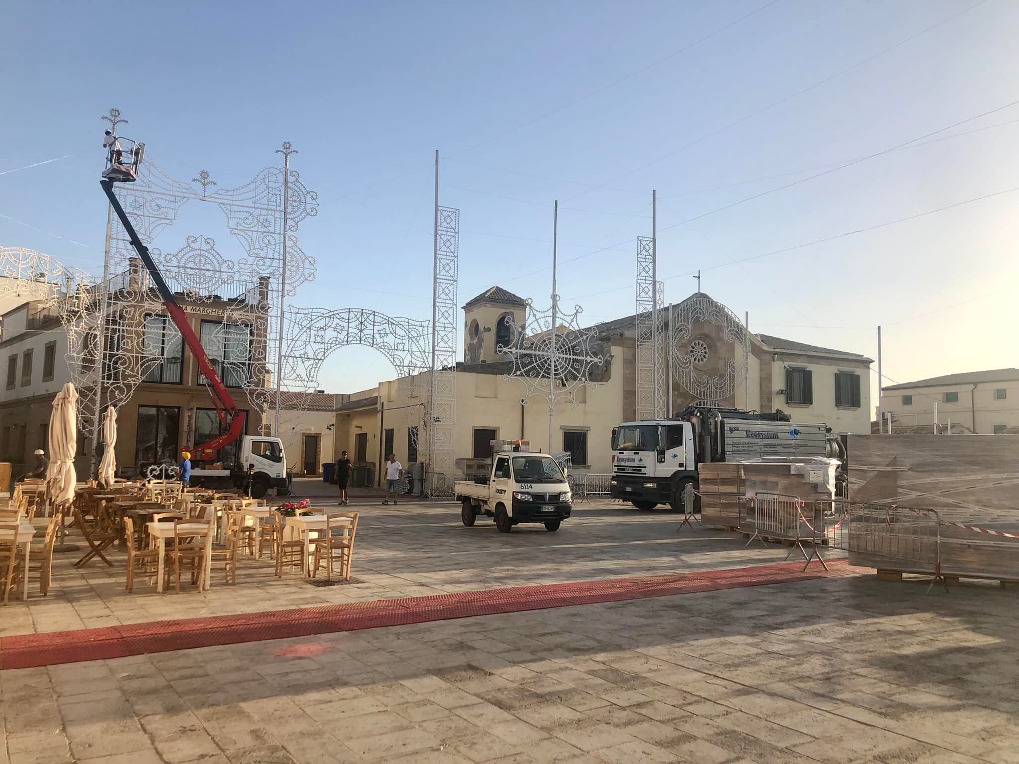 Siracusa, Evento Dolce & Gabbana: prove generali in piazza Duomo e Marzamemi