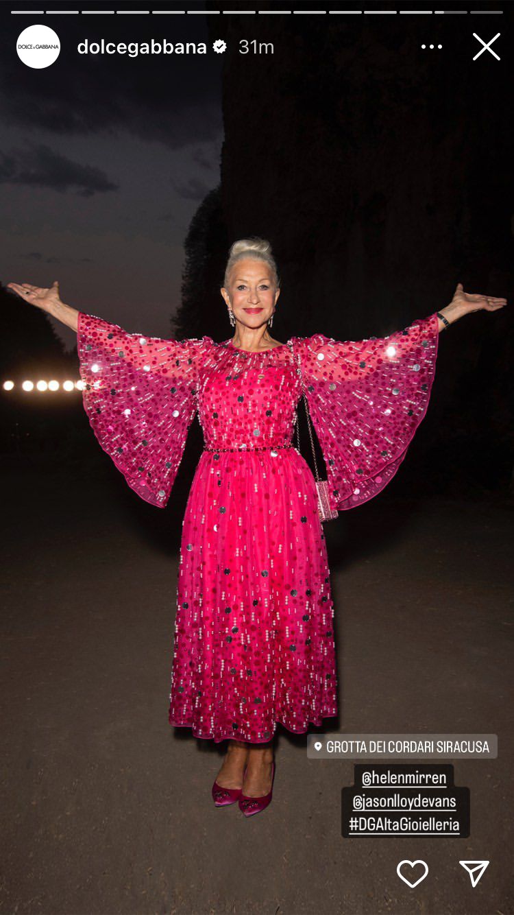 Siracusa, Evento D&G: Sharon Stone regina della festa, Foto e Video