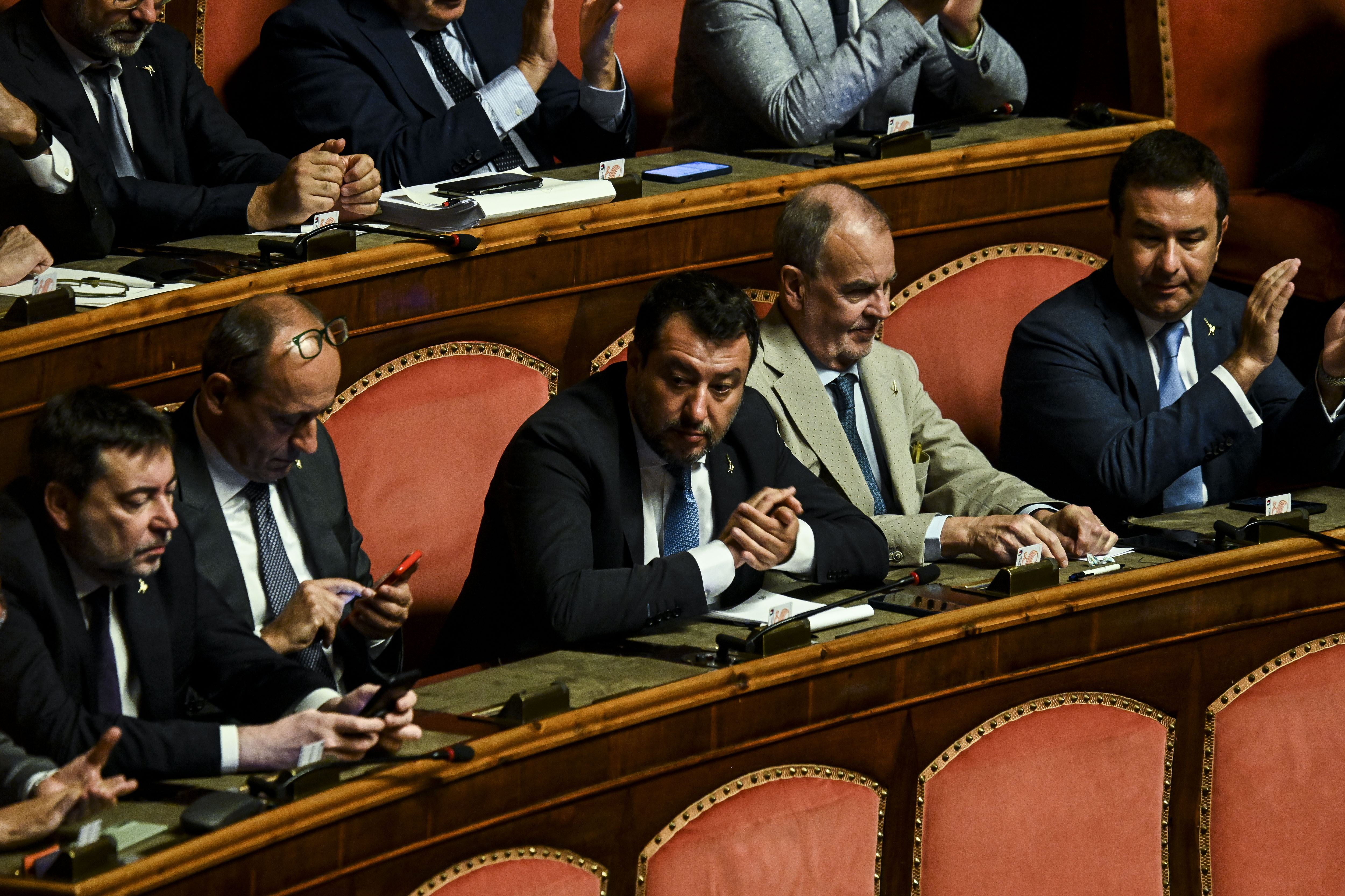 Lega e forza Italia, riunione a Villa Grandi dopo discorso di Draghi