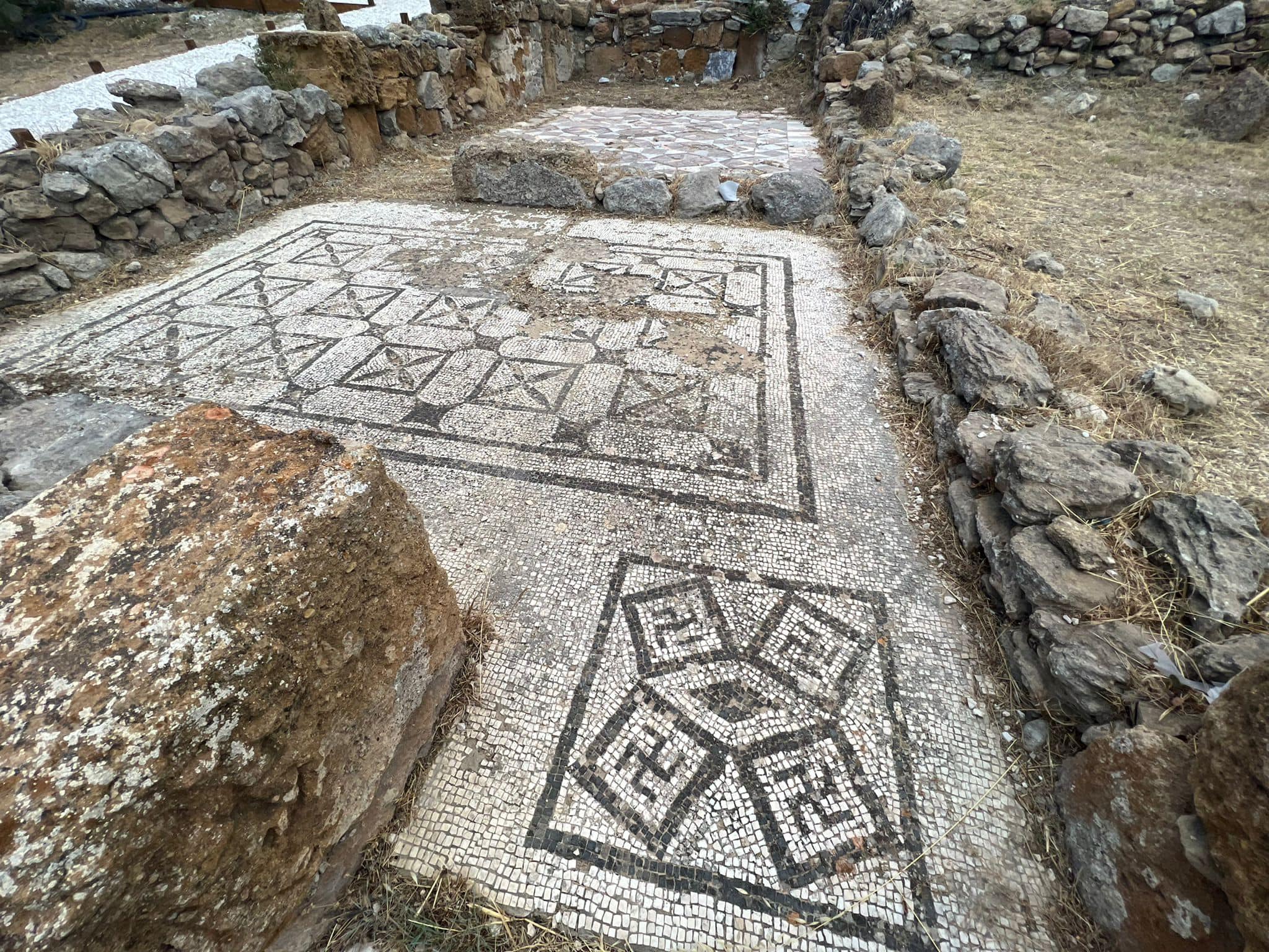 Realmonte, riaperta al pubblico la Villa Romana: visite ai cantieri per scoprire i mosaici