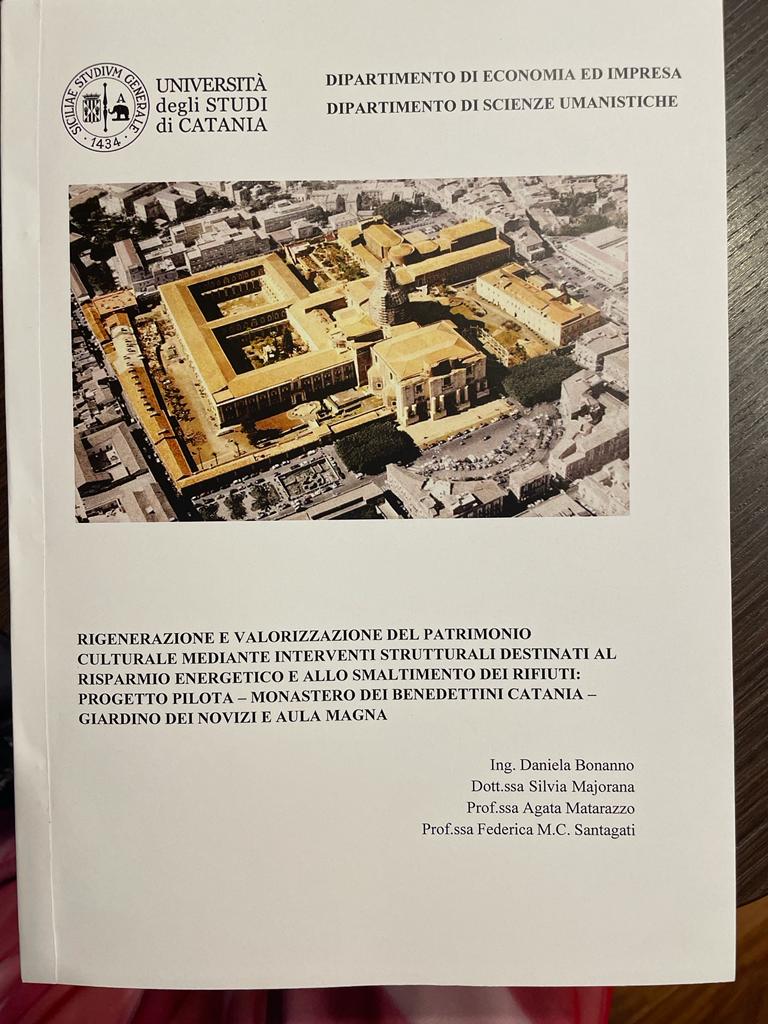 Rigenerazione del patrimonio culturale, cerimonia di consegna ricerca UniCT