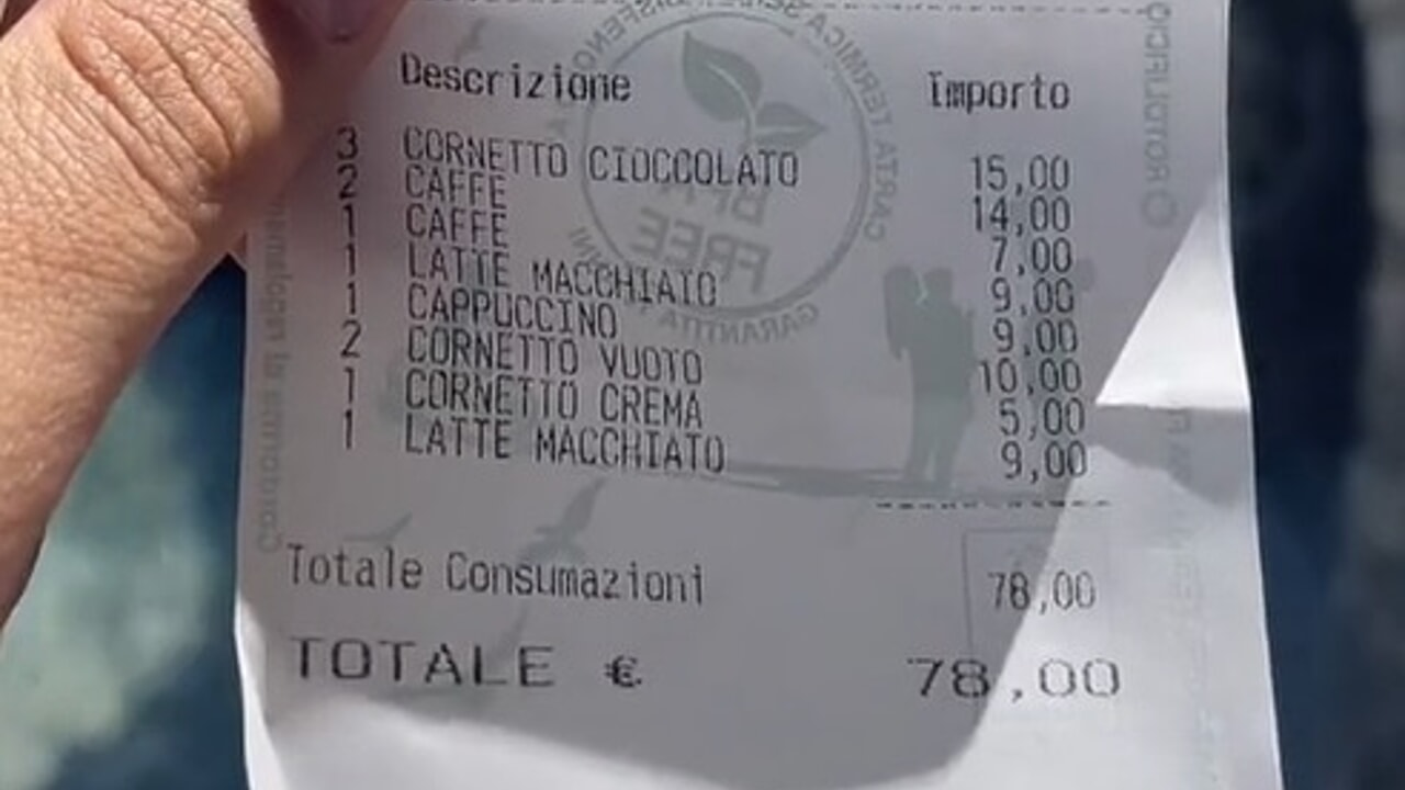 Colazione salatissima, 78 euro il conto: polemica sui social