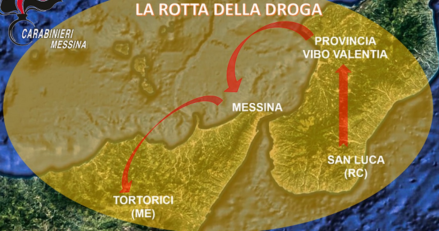 Galleria foto 'Le mani della ‘ndrangheta a Messina per invadere le strade di cocaina: 18 misure cautelari' - foto 2