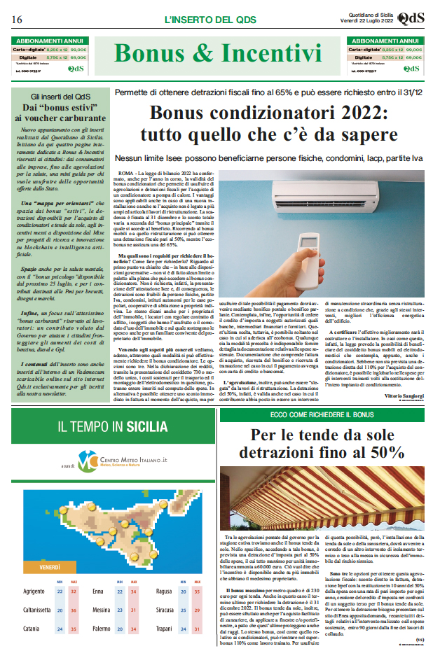 Bonus & Incentivi 2022