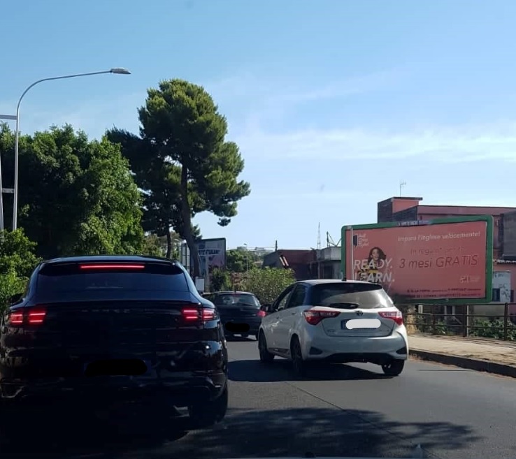 Tamponamento sulla 121: code e rallentamenti all’altezza di Misterbianco