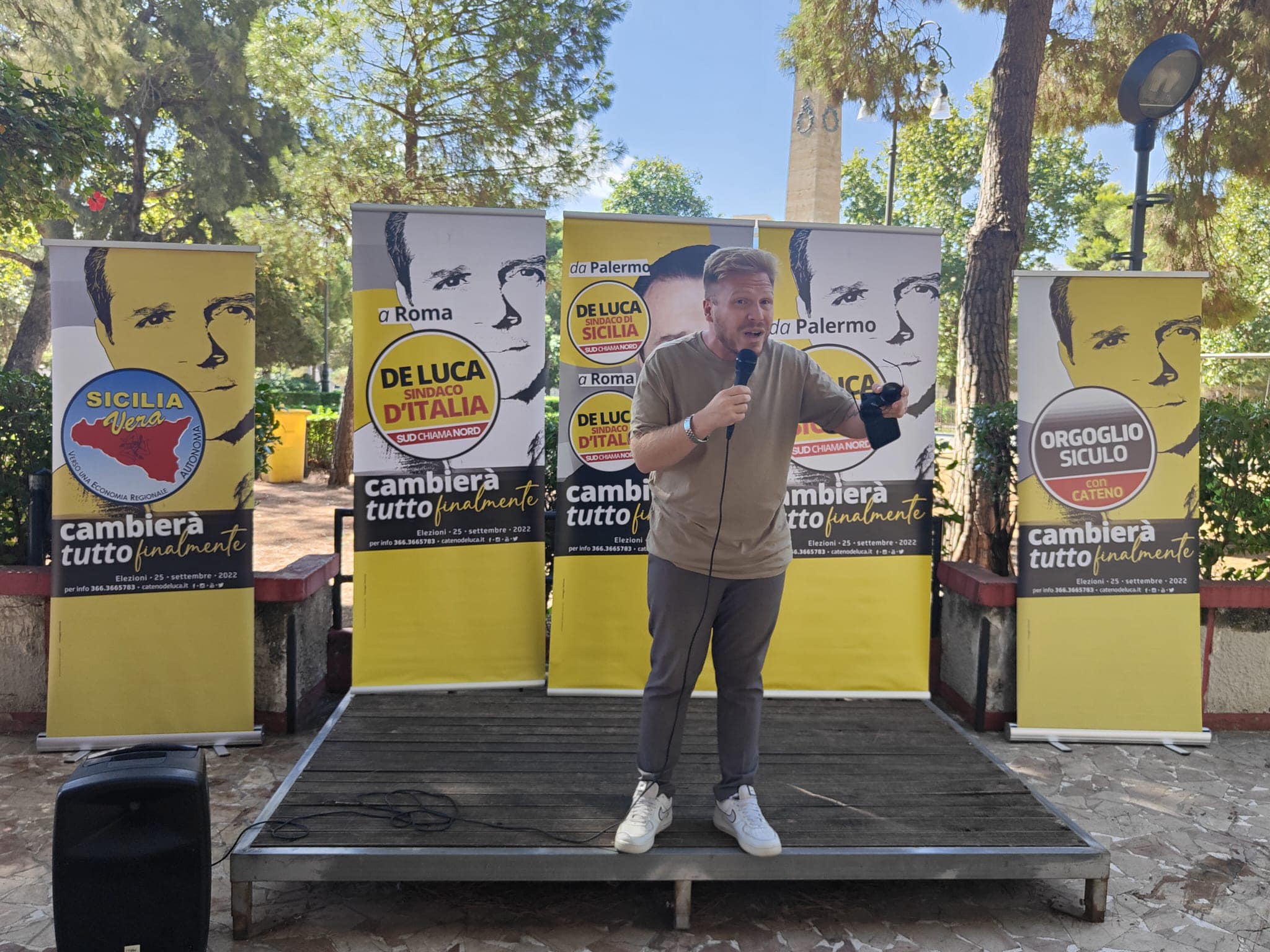 Cateno De Luca presenta le liste di “Sicilia Vera” e “Orgoglio Siculo”: i nomi