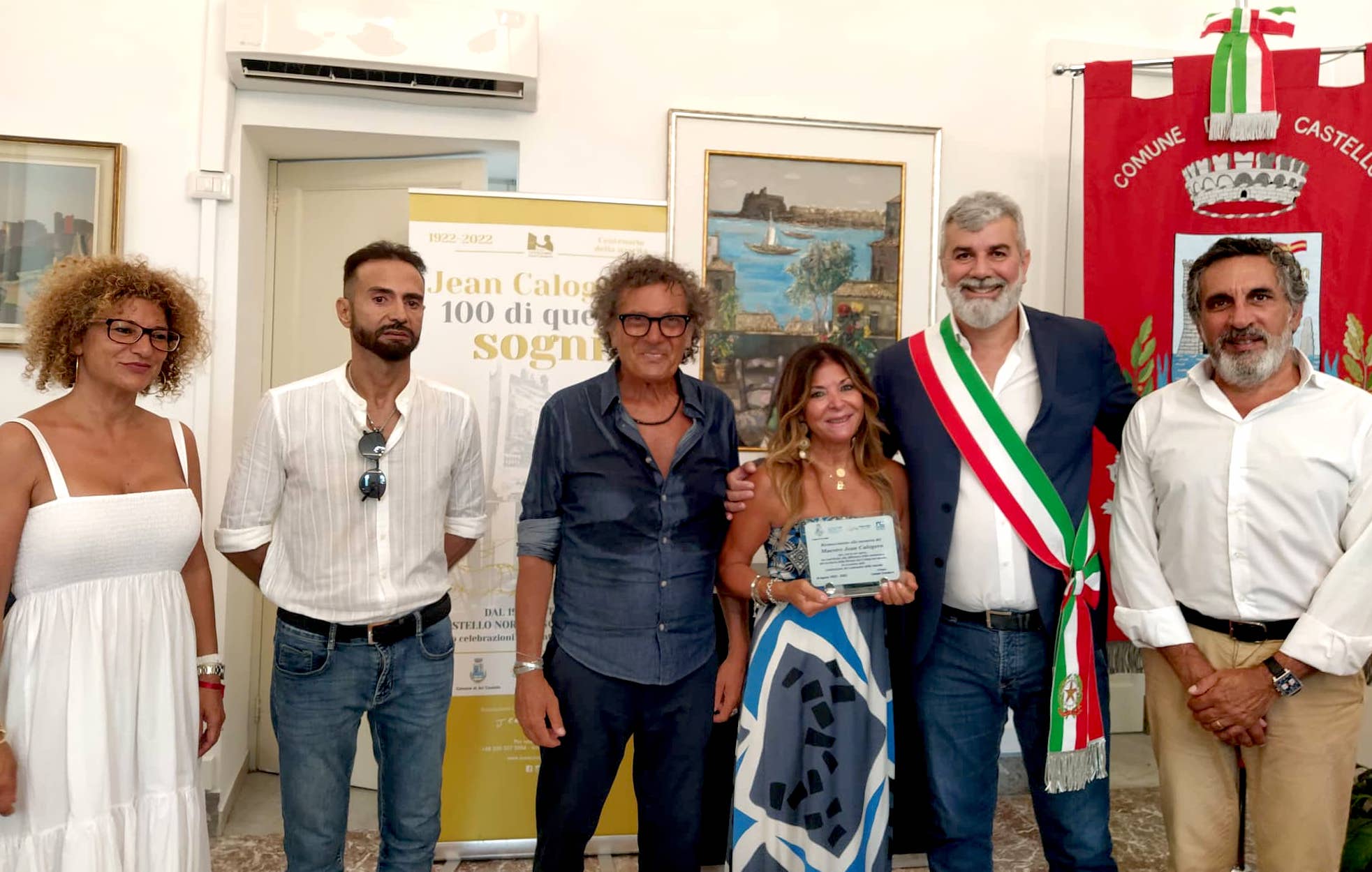 Jean Calogero, targa alla famiglia dell’artista: al via celebrazioni per il centenario