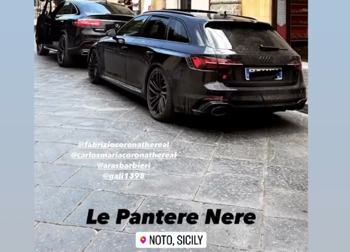 Fabrizio Corona in vacanza a Noto, Fotogallery