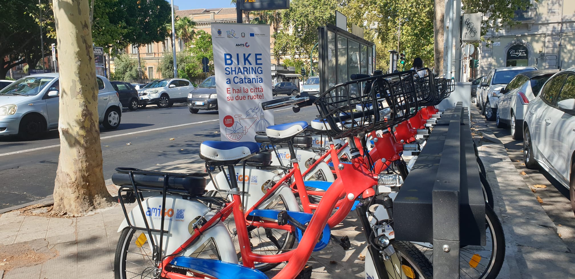 Bike sharing a Catania, attivate 4 nuove ciclostazioni in città