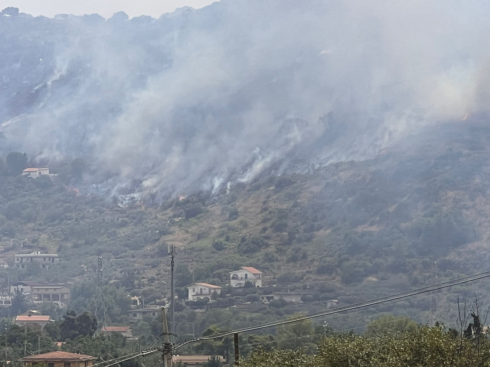 Brucia la Sicilia, situazione drammatica nel Palermitano: gente in fuga dalle case- Foto e video