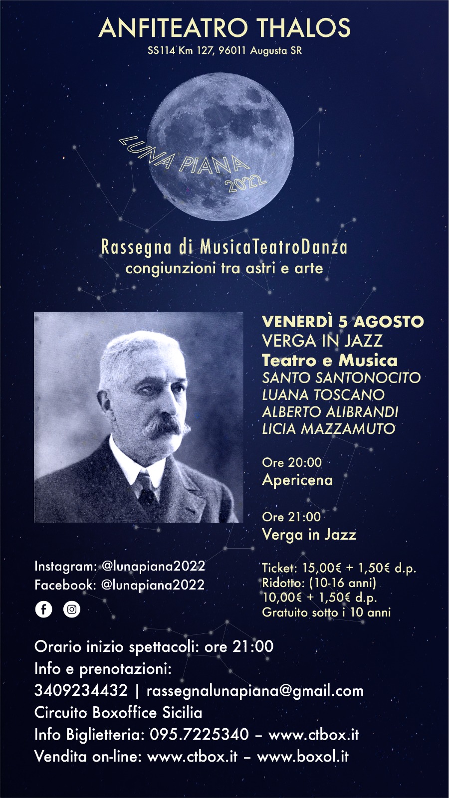 “Verga in jazz”, le emozioni dei testi dello scrittore e l’improvvisazione musicale d’eccellenza