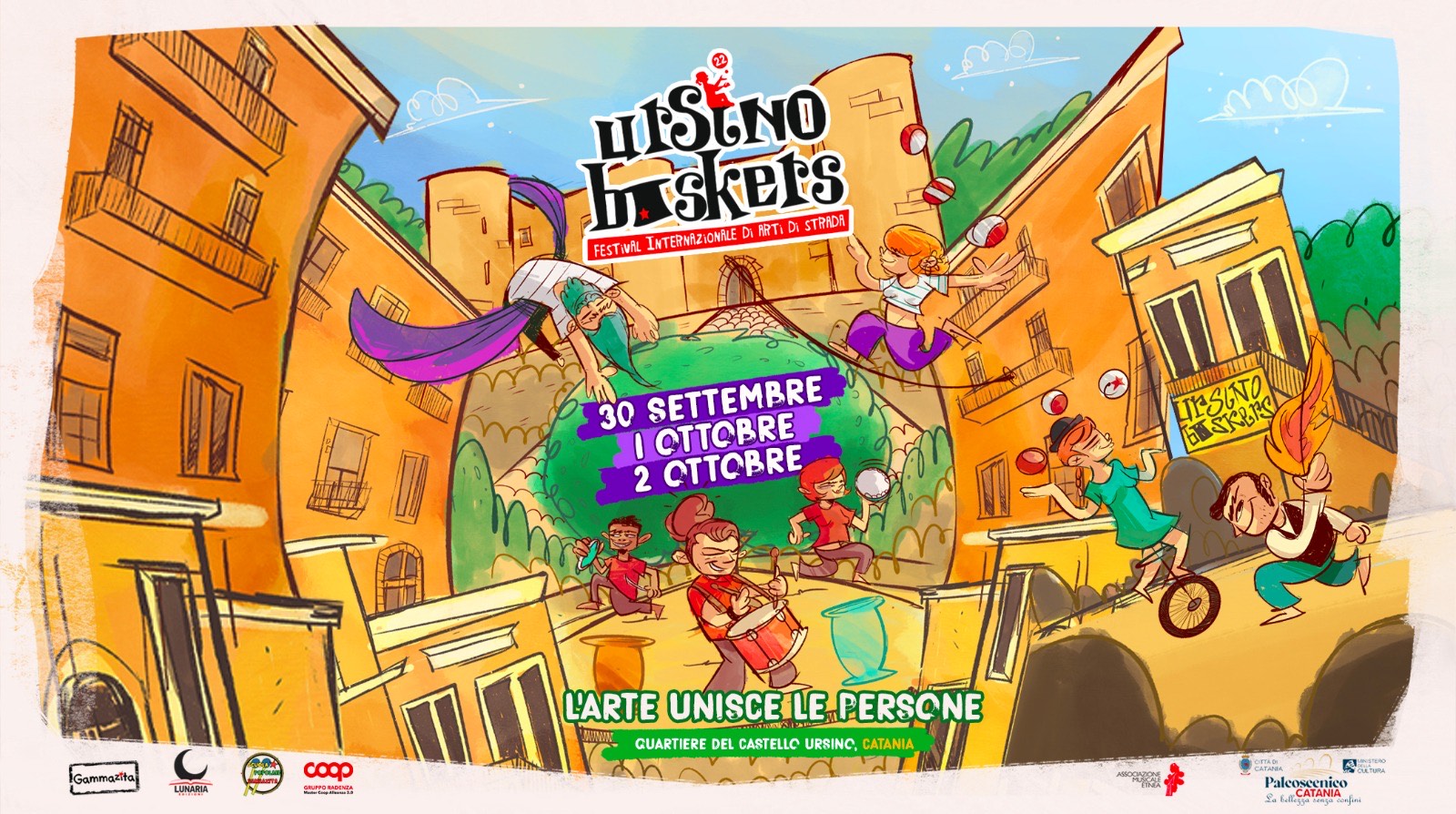 Catania, torna Ursino Buskers, il festival di arti di strada e performative