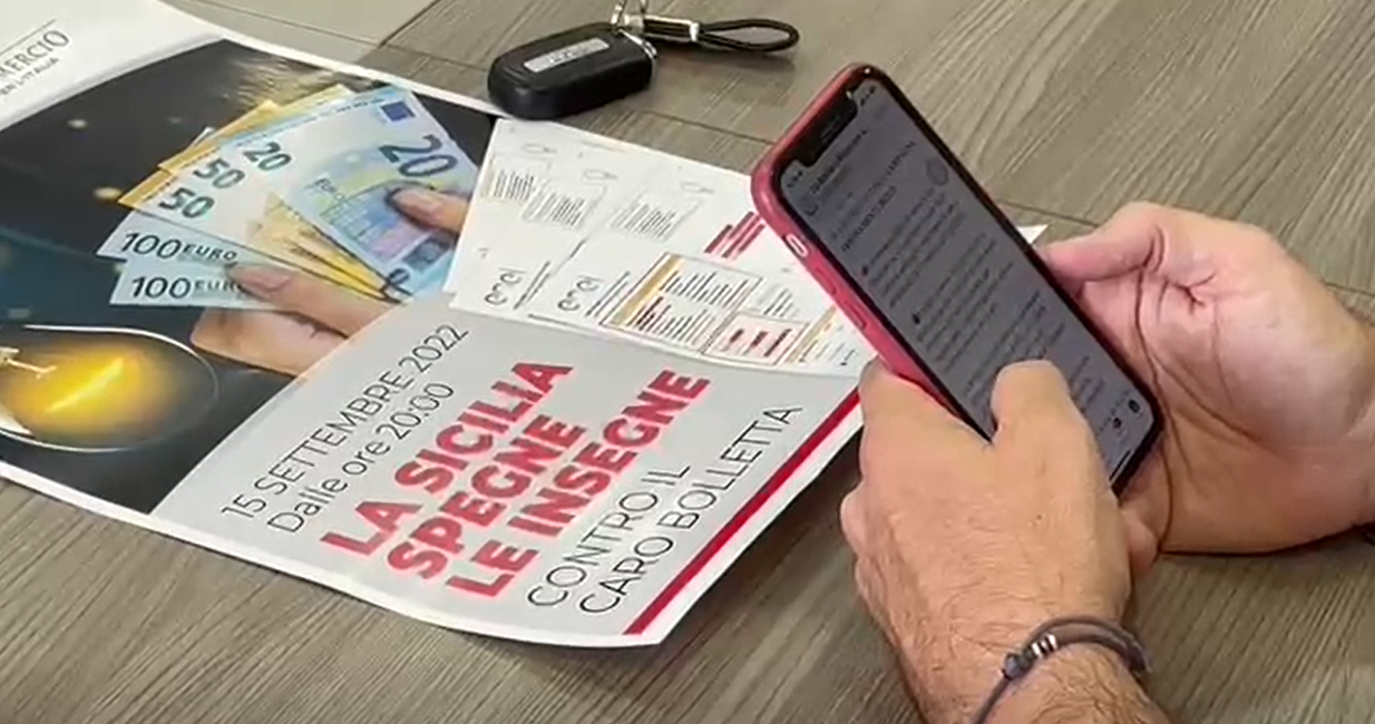 Imprese in ginocchio, si spengono luci e insegne: scatta la protesta a Palermo – VIDEO