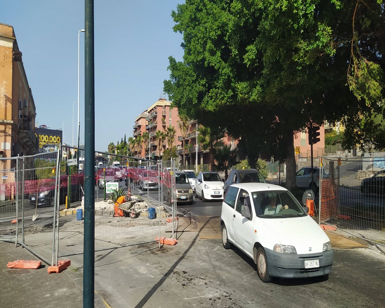 Catania, “inferno” viabilità in viale Marco Polo per un cantiere – FOTO e VIDEO