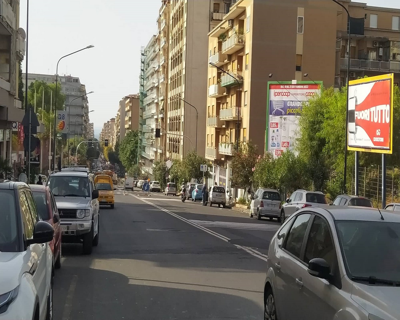 Catania, “inferno” viabilità in viale Marco Polo per un cantiere – FOTO e VIDEO