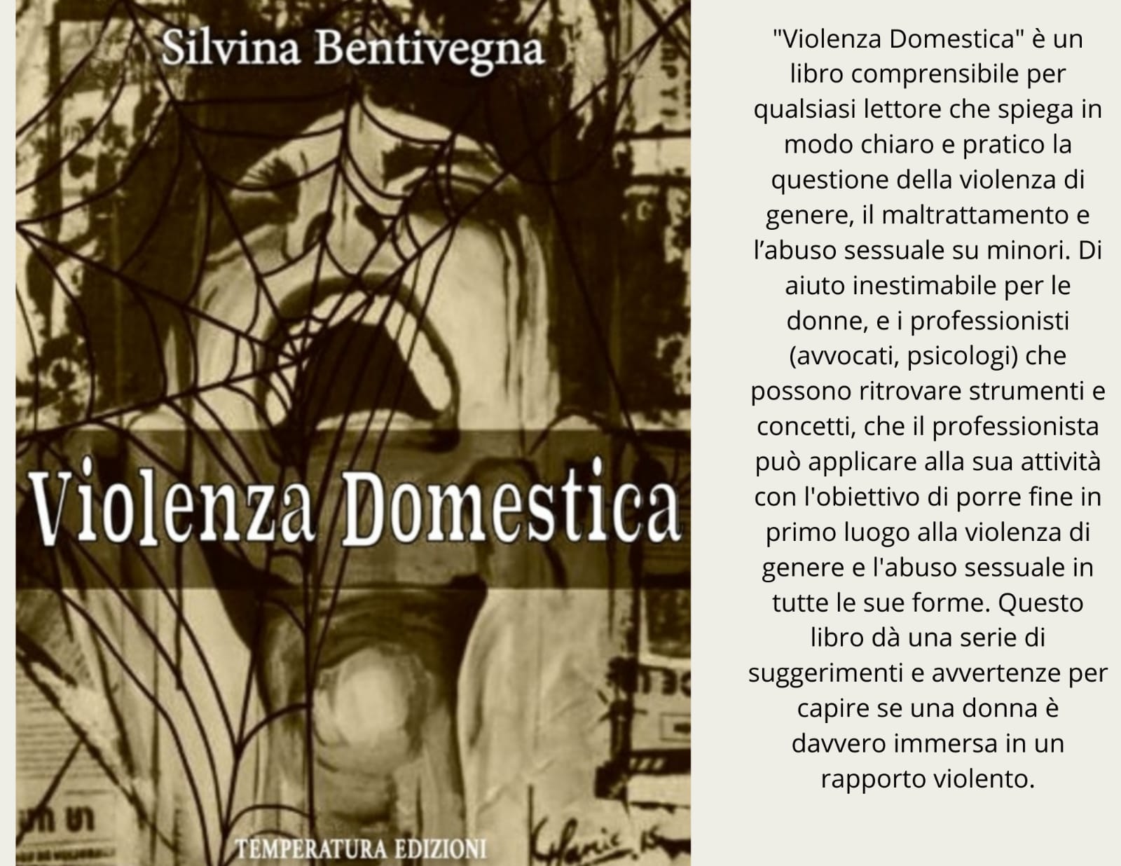 “Violenza Domestica”, a Catania la presentazione del libro di Silvina Bentivegna