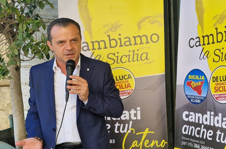 Cateno De Luca: “La mia campagna elettorale a mani nude”