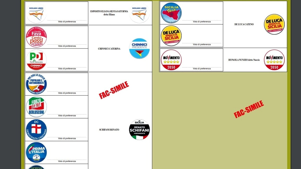 Elezioni Politiche e Regionali in Sicilia: come si vota il 25 settembre Elezioni Politiche e Regionali in Sicilia: come si vota il 25 settembre