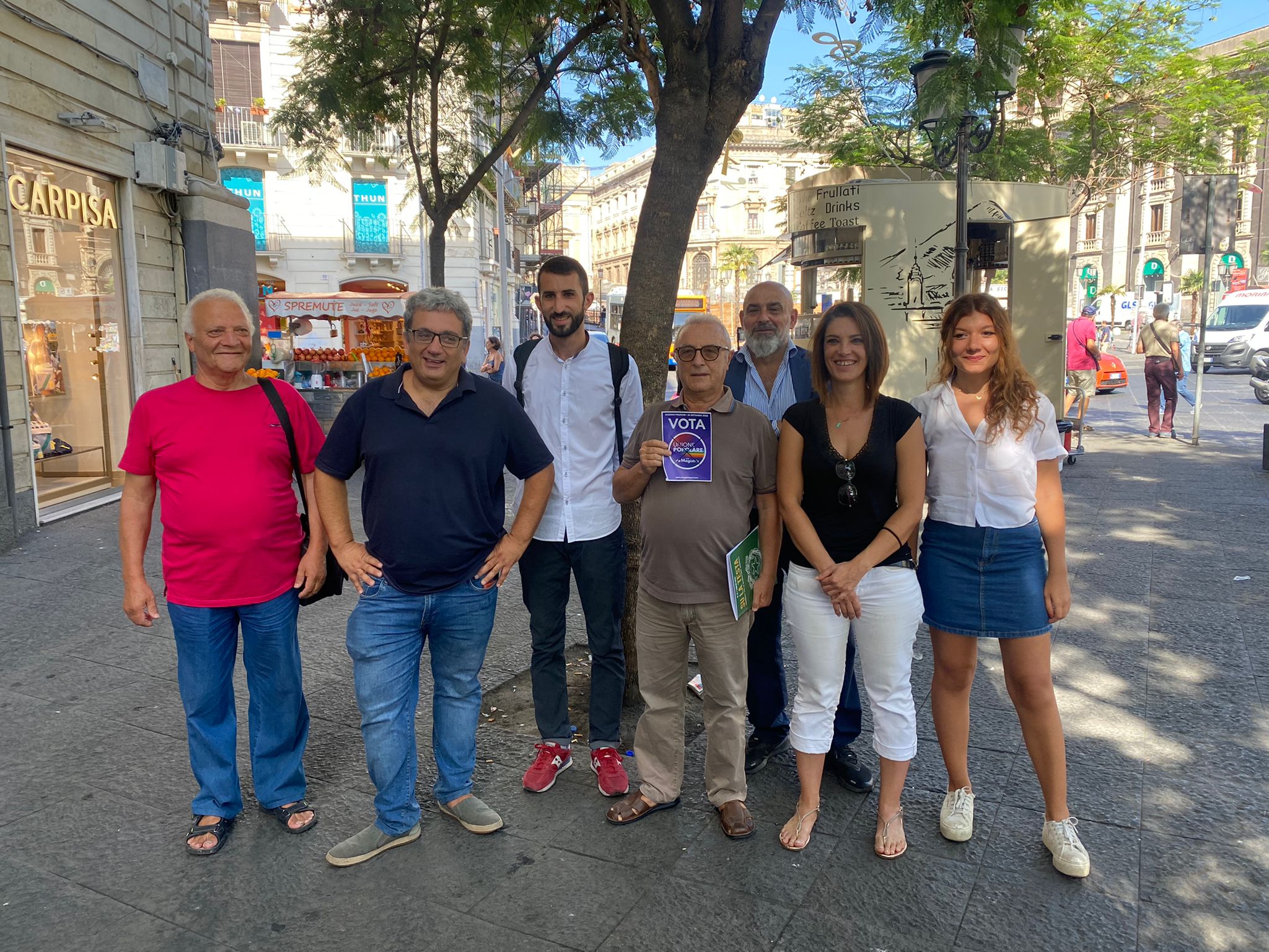 Elezioni, presentati i candidati di Unione Popolare a Catania: “Ora piano welfare straordinario”