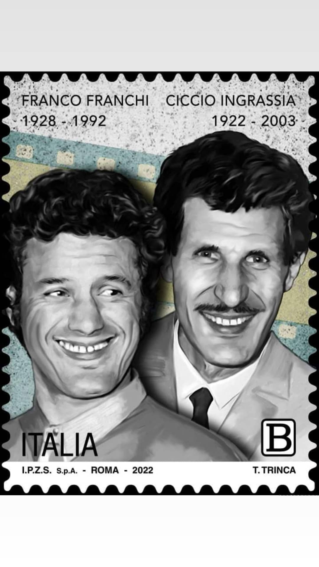 “Franco e Ciccio” da collezione: presentato a Roma il francobollo dei due attori “Franco e Ciccio” da collezione: presentato a Roma il francobollo dei due attori