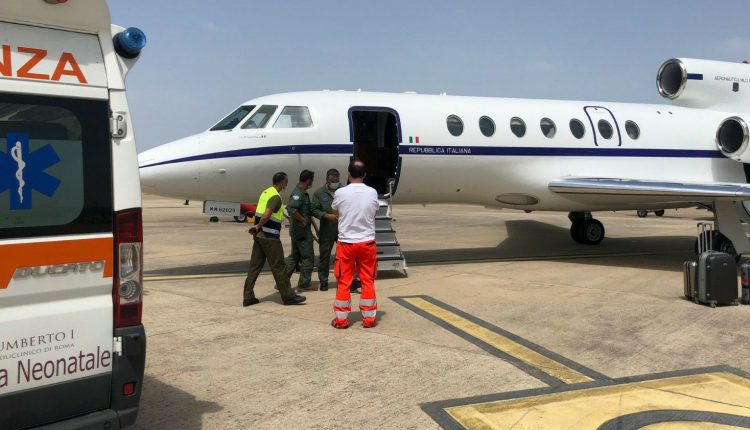 Squadra aerea dell’Aeronautica salva la vita ad una bimba di 4 mesi